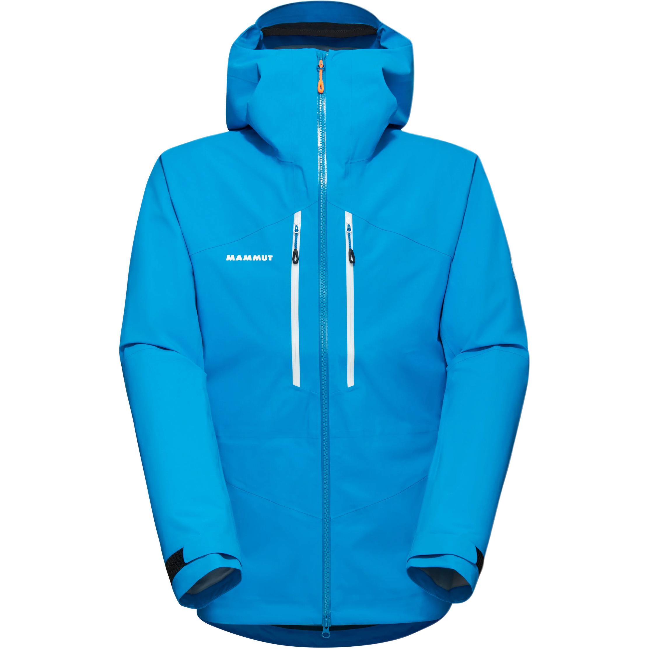 

MAMMUT Водостойкая ветрозащитная дышащая износостойкая ветровка мужская Forest Green, Glacier Blue/Glacier Blue