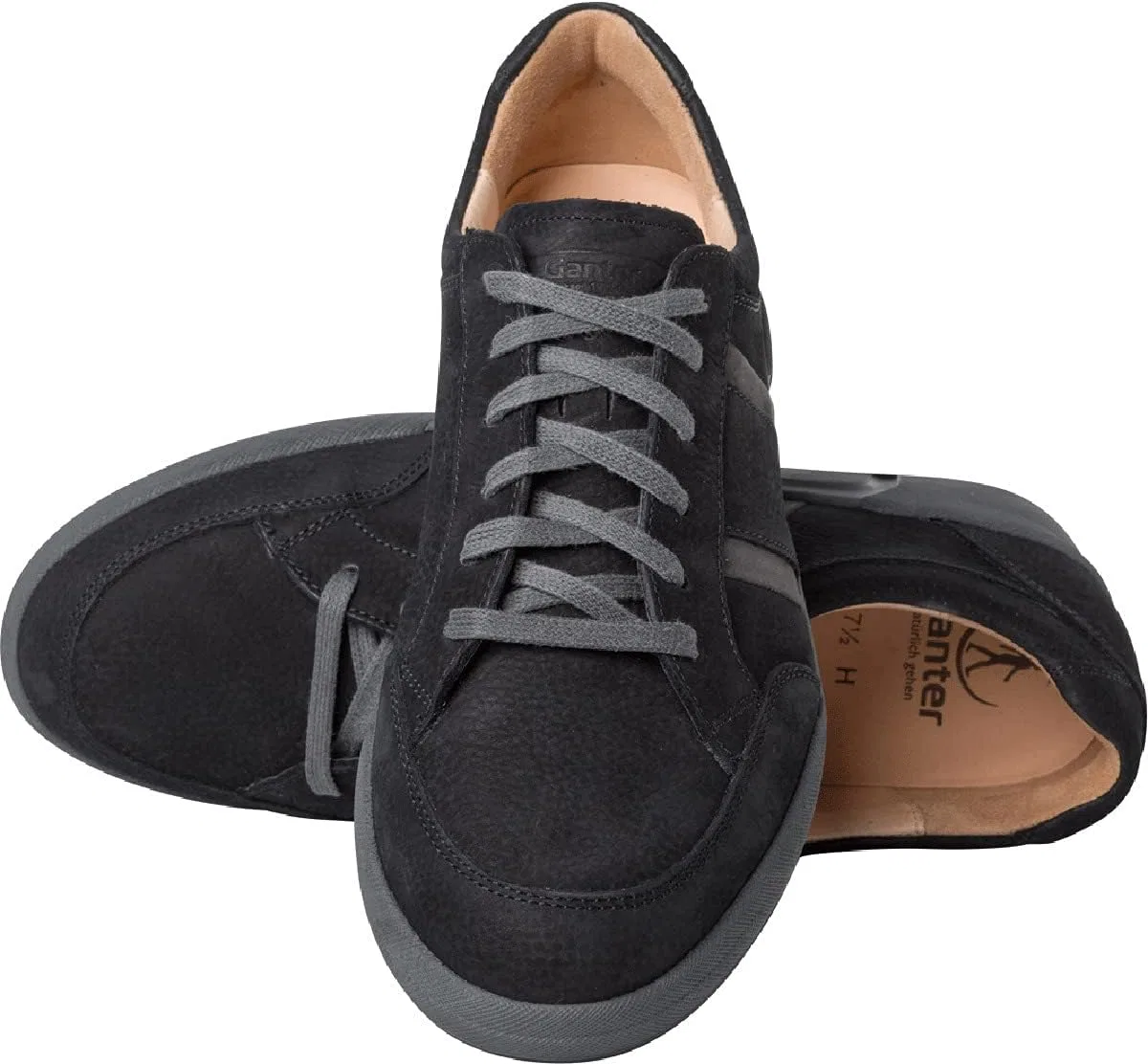 Туфли Ganter Herren Hadrian-h Schuh für das Gesundheitswesen, Black Anthracite.