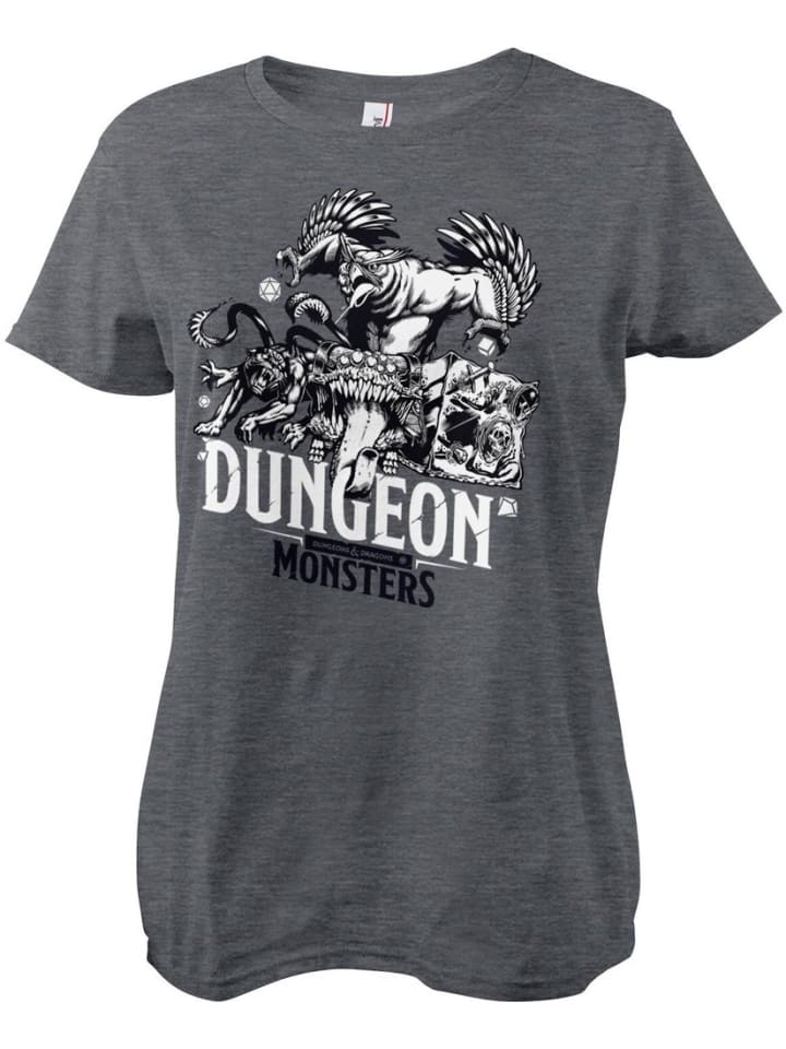 

Dungeons And Dragons Футболка "D&D Навоз. Монстры" серого цвета, Серый, Dungeons And Dragons Футболка "D&D Навоз. Монстры" серого цвета