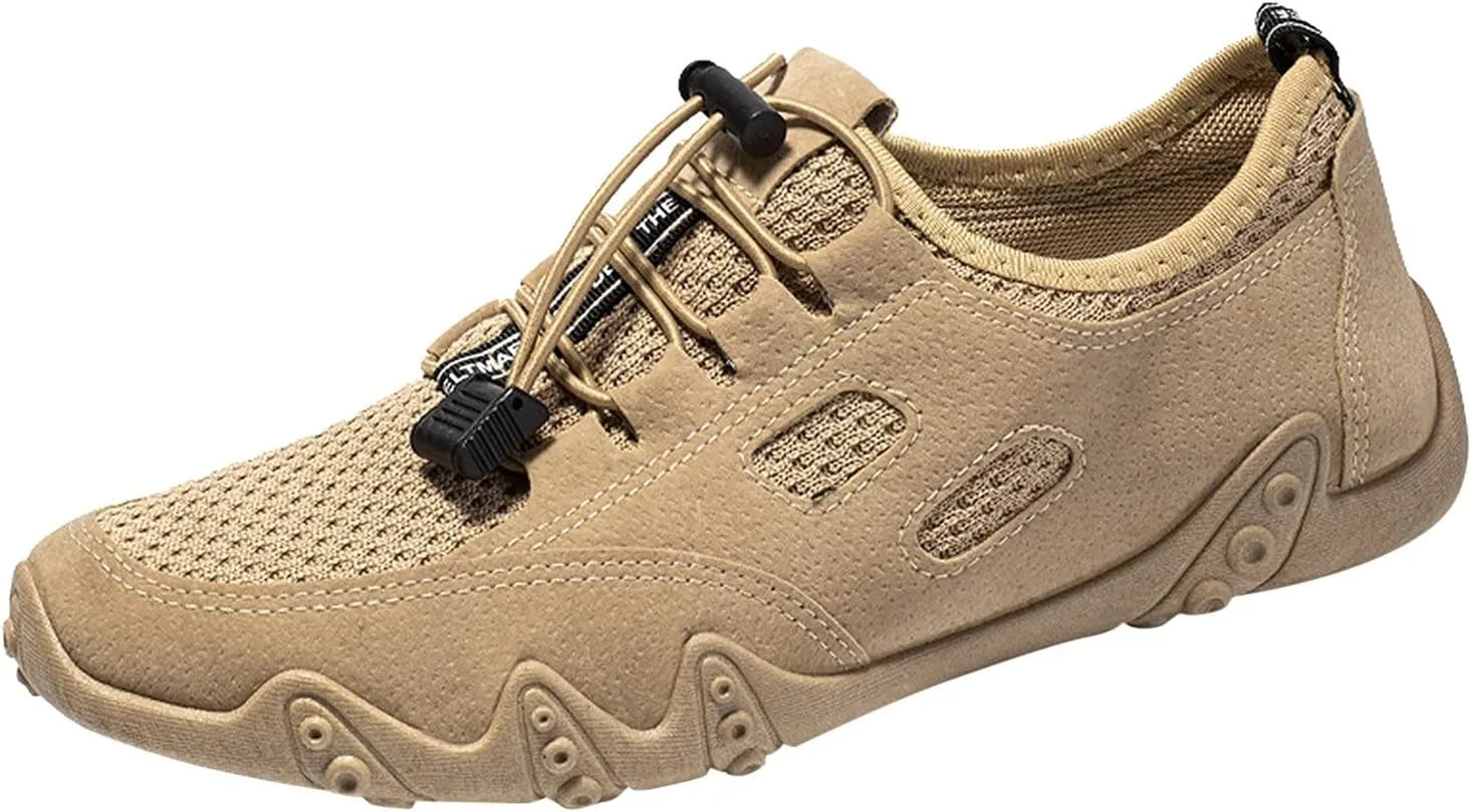 Мужские кроссовки Boss Shoes, слипоны, мягкая сетчатая спортивная обувь для мужчин, удобные и повседневные, со шнуровкой Generic, кофейный
