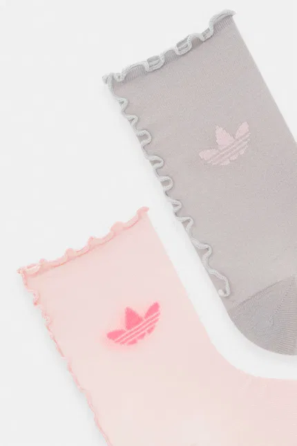 Носки 2 шт Adidas Originals, розовый — фото 2