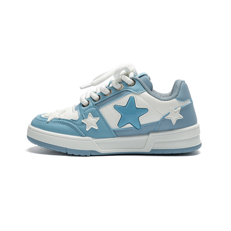 

Кроссовки Forever 21 Skateboarding Shoes Unisex Low-top, белый/синий