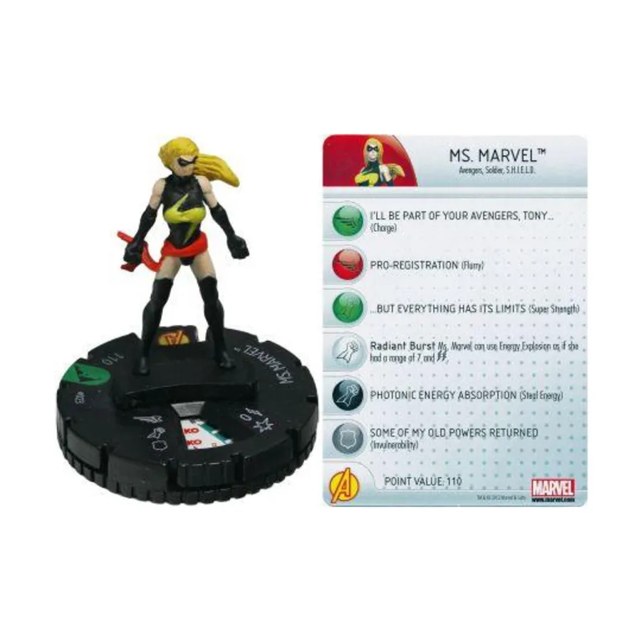 

Мисс Марвел #023, Marvel HeroClix - Chaos War - Singles