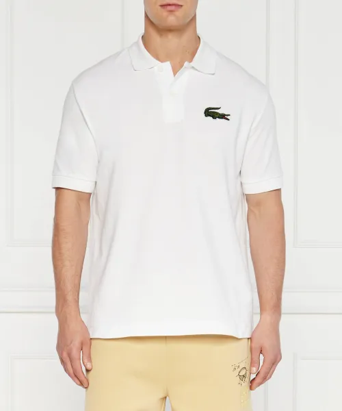 

Футболка поло Loose fit Lacoste, белый