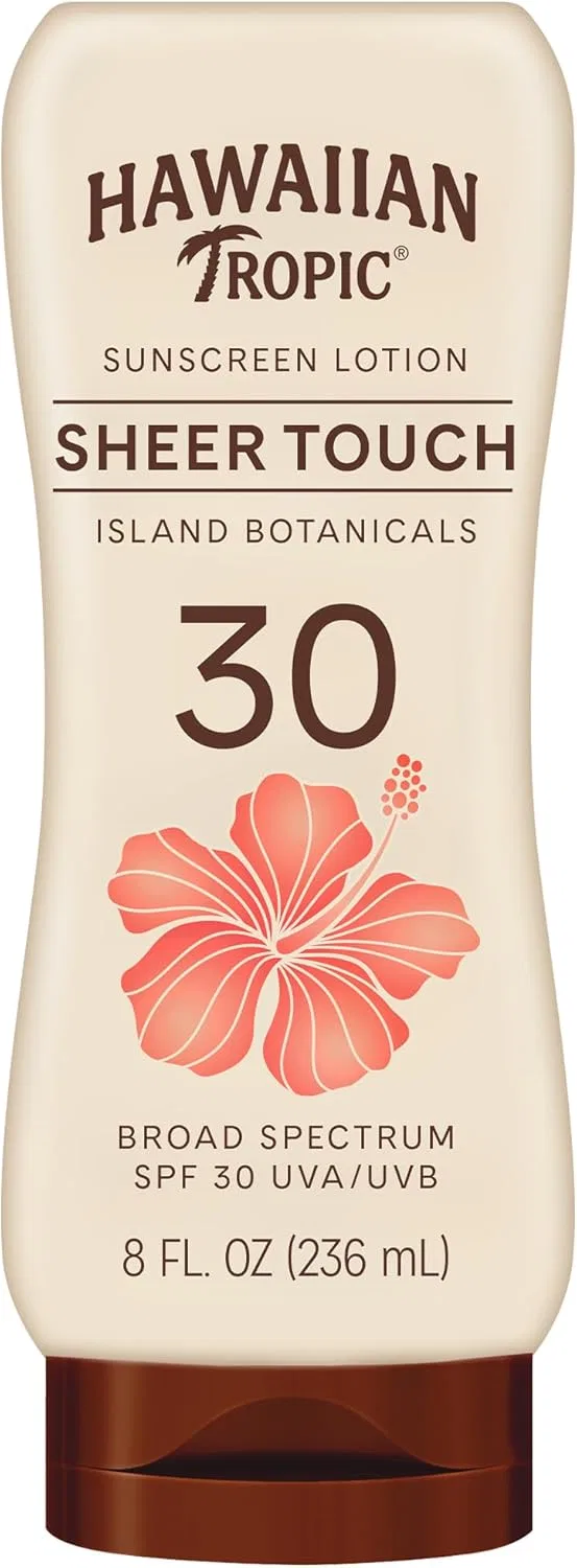 Солнцезащитный лосьон Hawaiian Tropic Sheer Touch SPF 30 8 fl oz