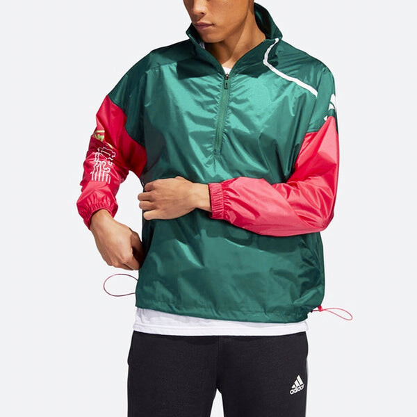 Куртка men's jkt trans casual sports jacket forest green Adidas, зеленый — фото 3