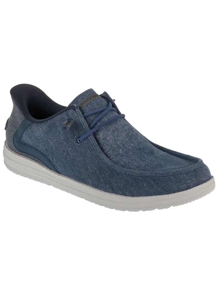 

Кроссовки на шнуровке Skechers, темно-синий