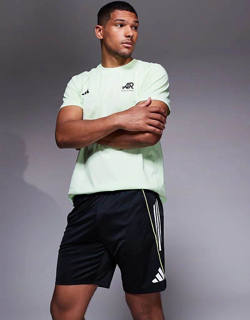 Футболка adidas Football Tiro 25 черно-белого цвета Adidas Performance — фото 4