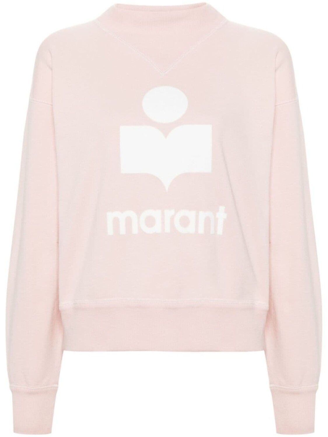 

Marant Étoile толстовка Moby с логотипом, розовый