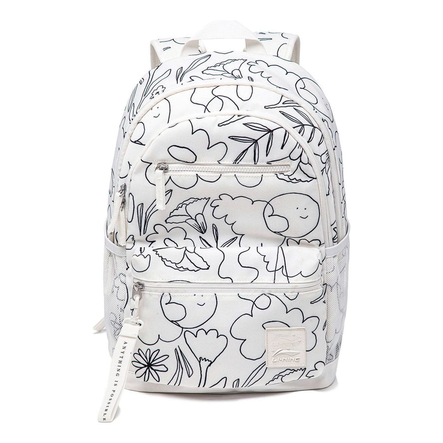 

Рюкзак Li-Ning Allover Print Sportstyle Backpack 'White', белый