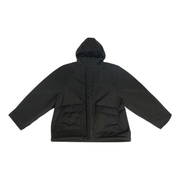 

Куртка bb icon kick parka 'black' Balenciaga, черный