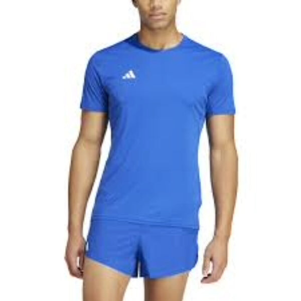 Футболка adizero essentials running t shirt asia sizing Adidas, синий — фото 2