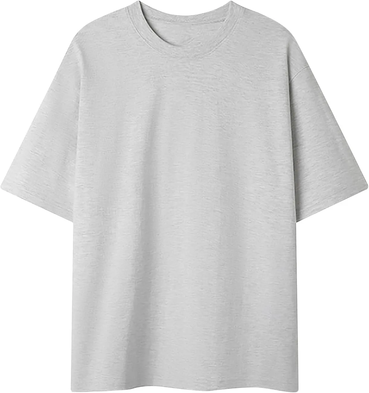 

Футболка Oversized для мужчин, короткий рукав, Crewneck, летняя