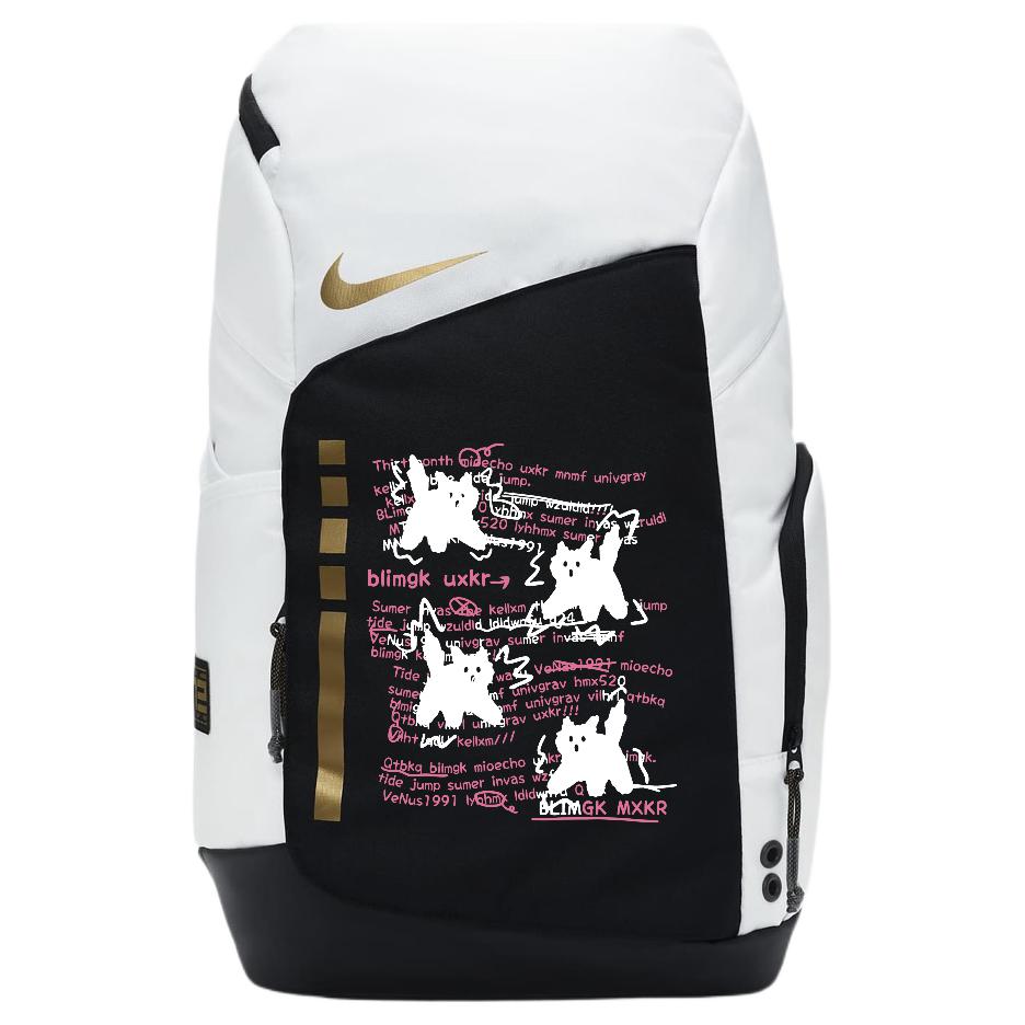 

Nike Тканевый рюкзак унисекс черно-белый, Scared Kitten