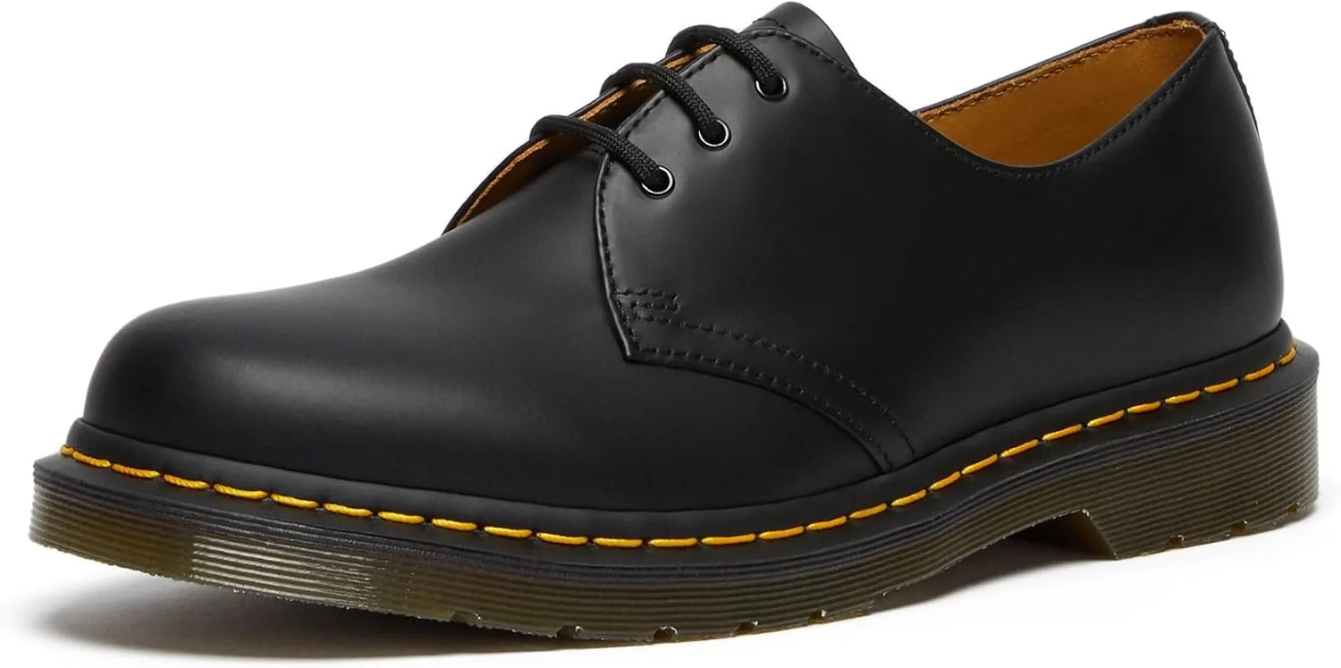Доктор Мартенс 1461 59 Хальбшуэ Херрен Шварц Дерби-Шуэ Dr Martens, черный