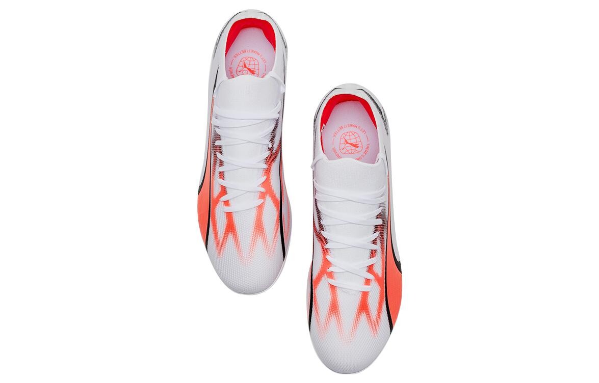 Футбольная обувь Puma Ultra Match Мужская, Темная команда Красная/Белая команда/Белая команда/Черный — фото 3