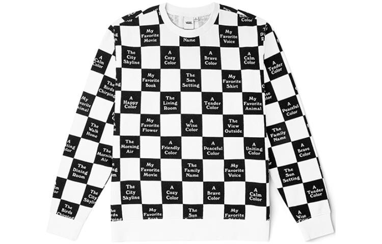 

Женская толстовка Vans, цвет Black/White