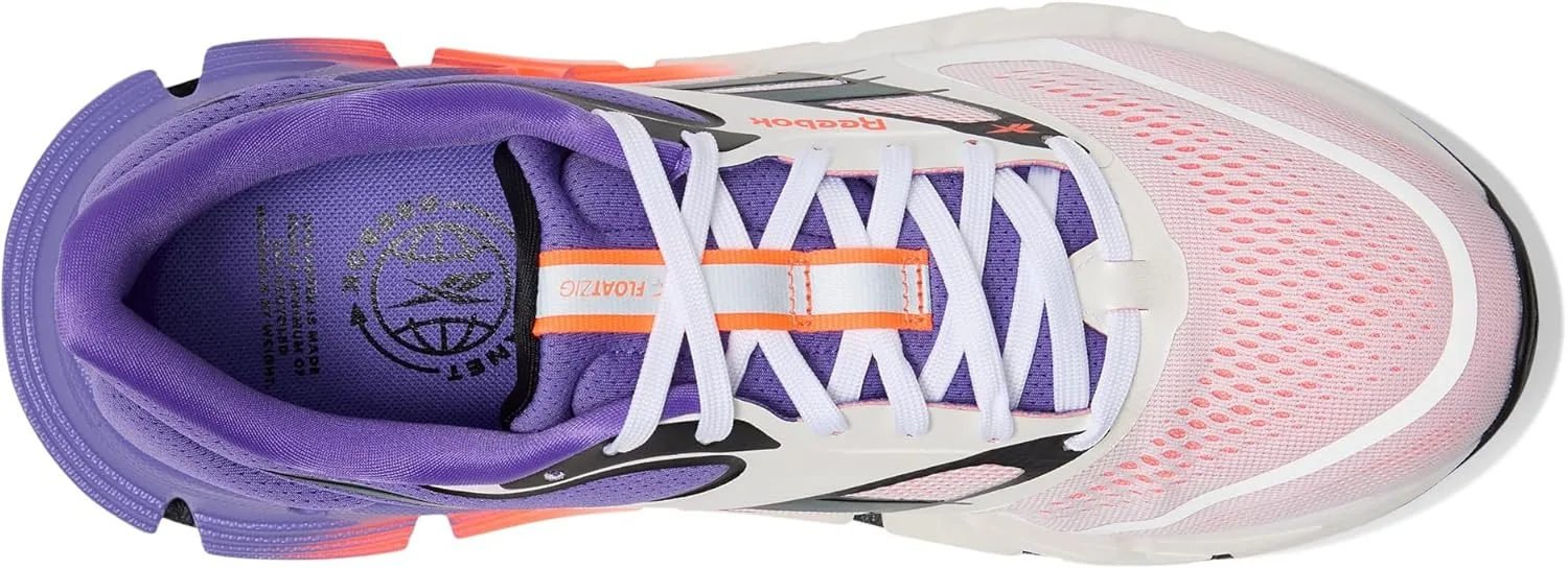 Мужские кроссовки Reebok Floatzig 2, белый/оранжевый/фиолетовый — фото 2