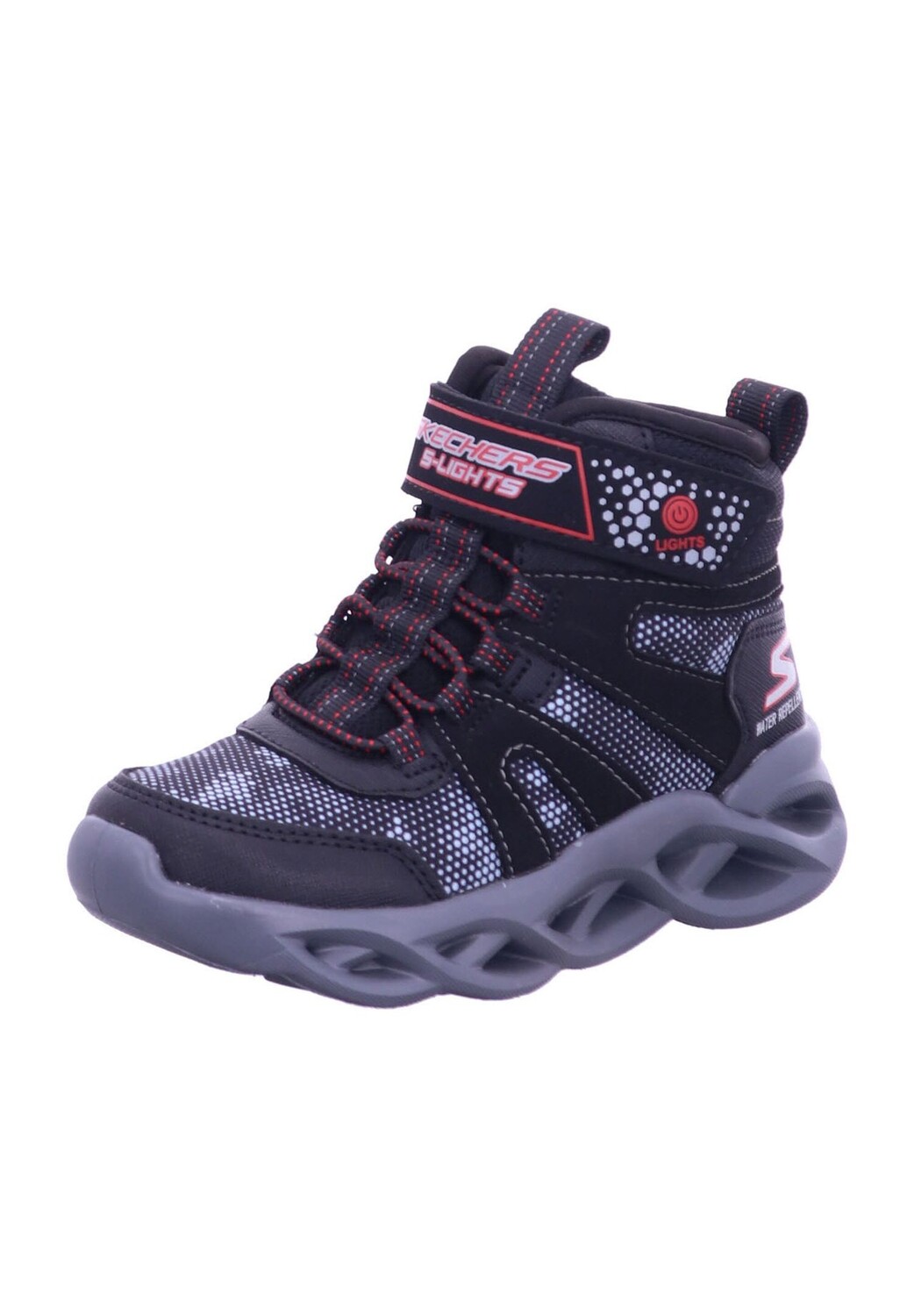 

Походные ботинки S LIGHTS-TWISTED-BRIGHTS-ZERRIX SKECHERS, цвет Black/Red