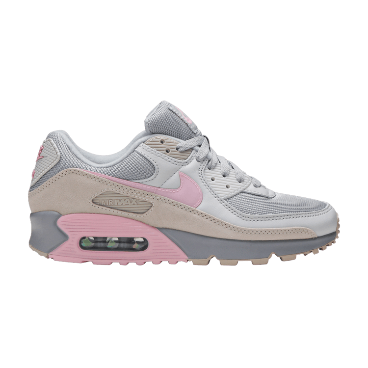 

Кроссовки Nike Air Max 90 'Pink String', серый