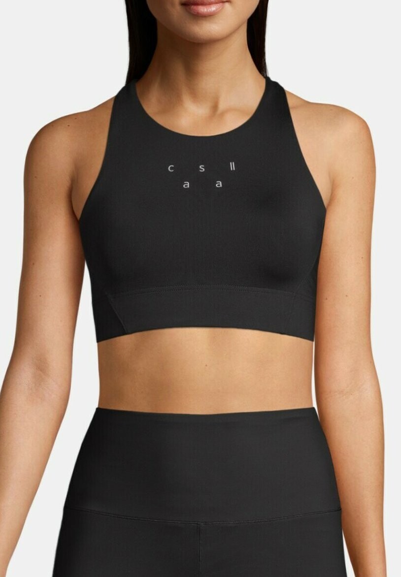 

Спортивный бюстгальтер средней поддержки ICONIC LONGLINE Casall, цвет black