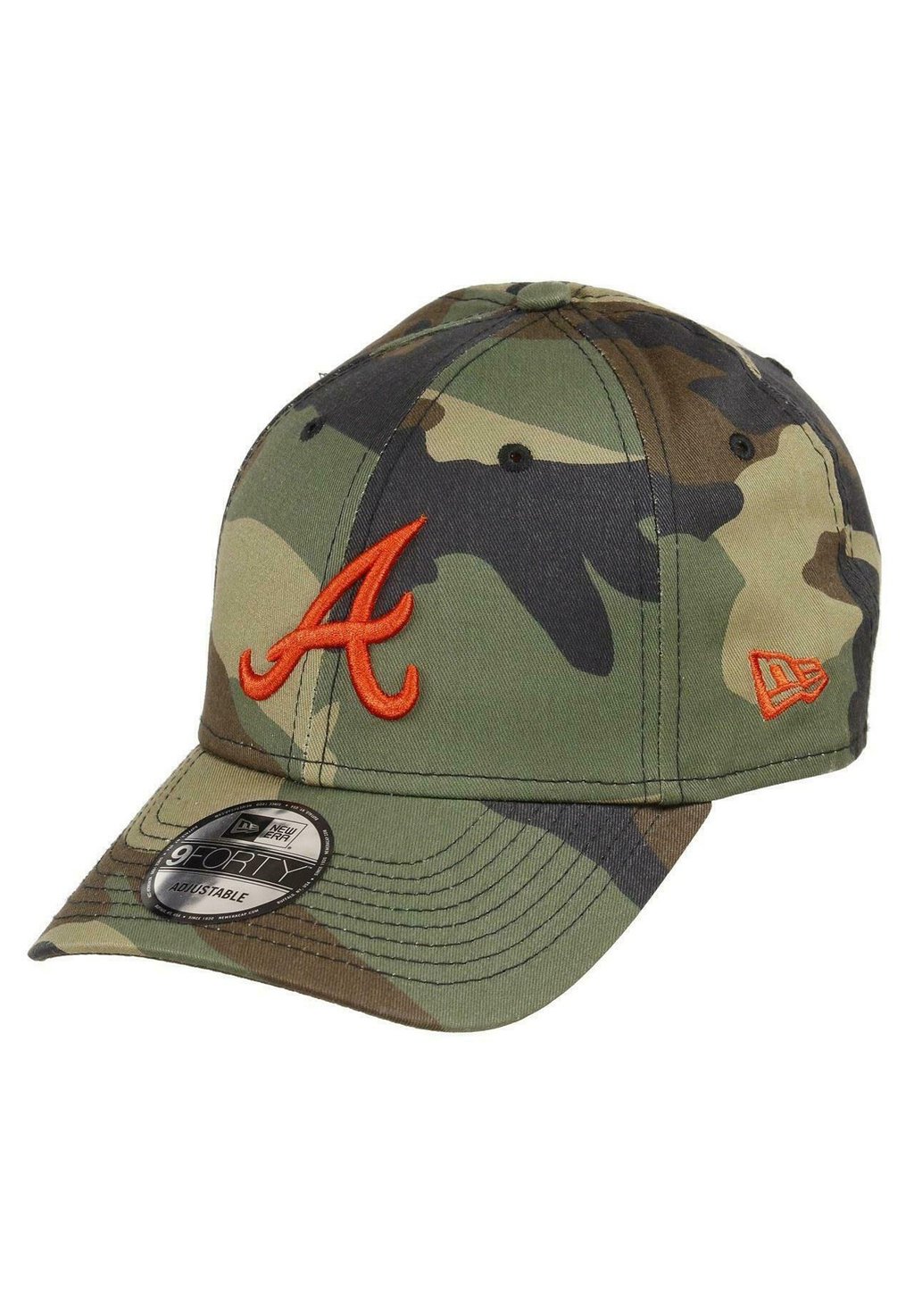 

Бейсболка ATLANTA BRAVES MLB REAR LOGO WOODLAND FORTY ADJUST New Era, цвет grün