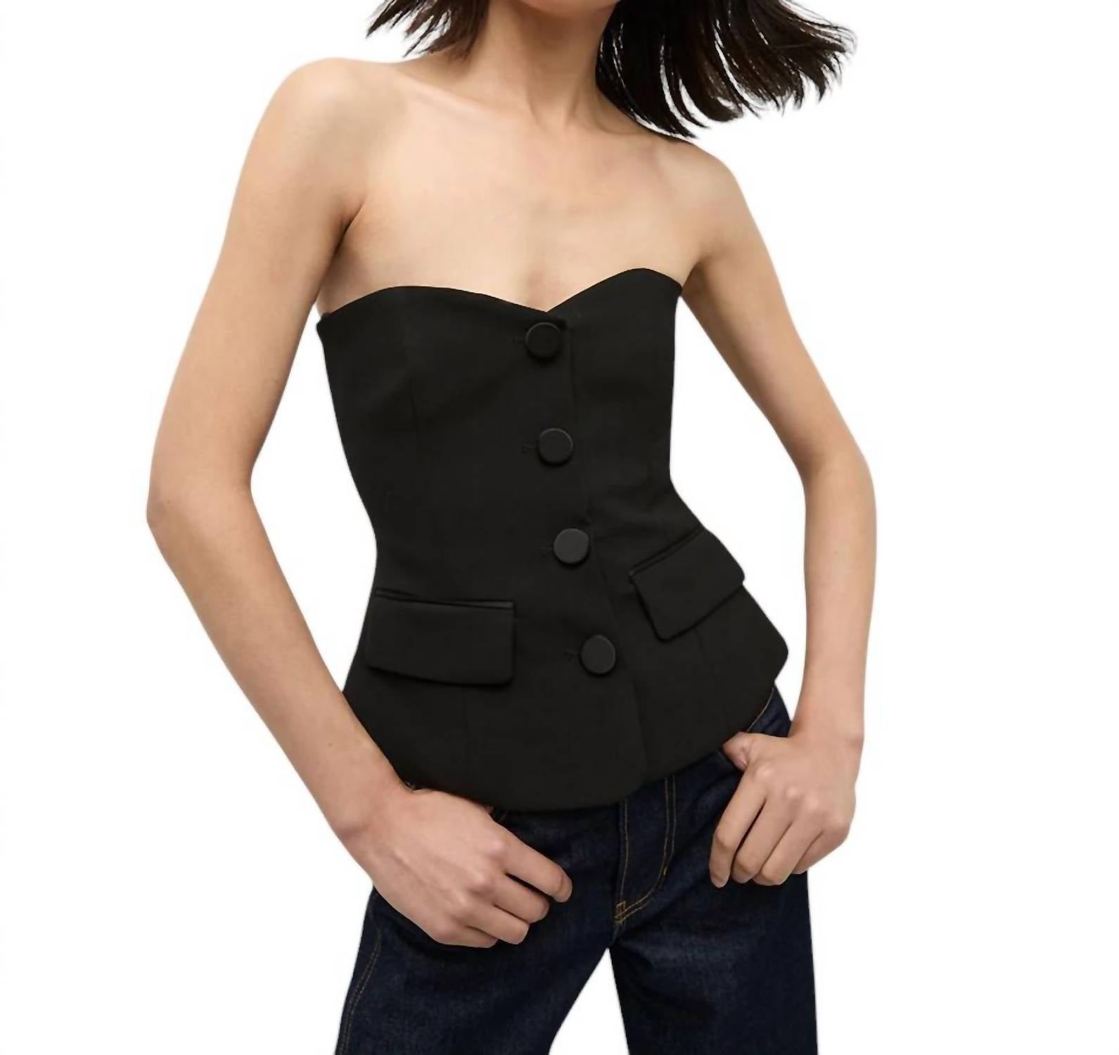 

Arlette Бюстье в черном Veronica Beard