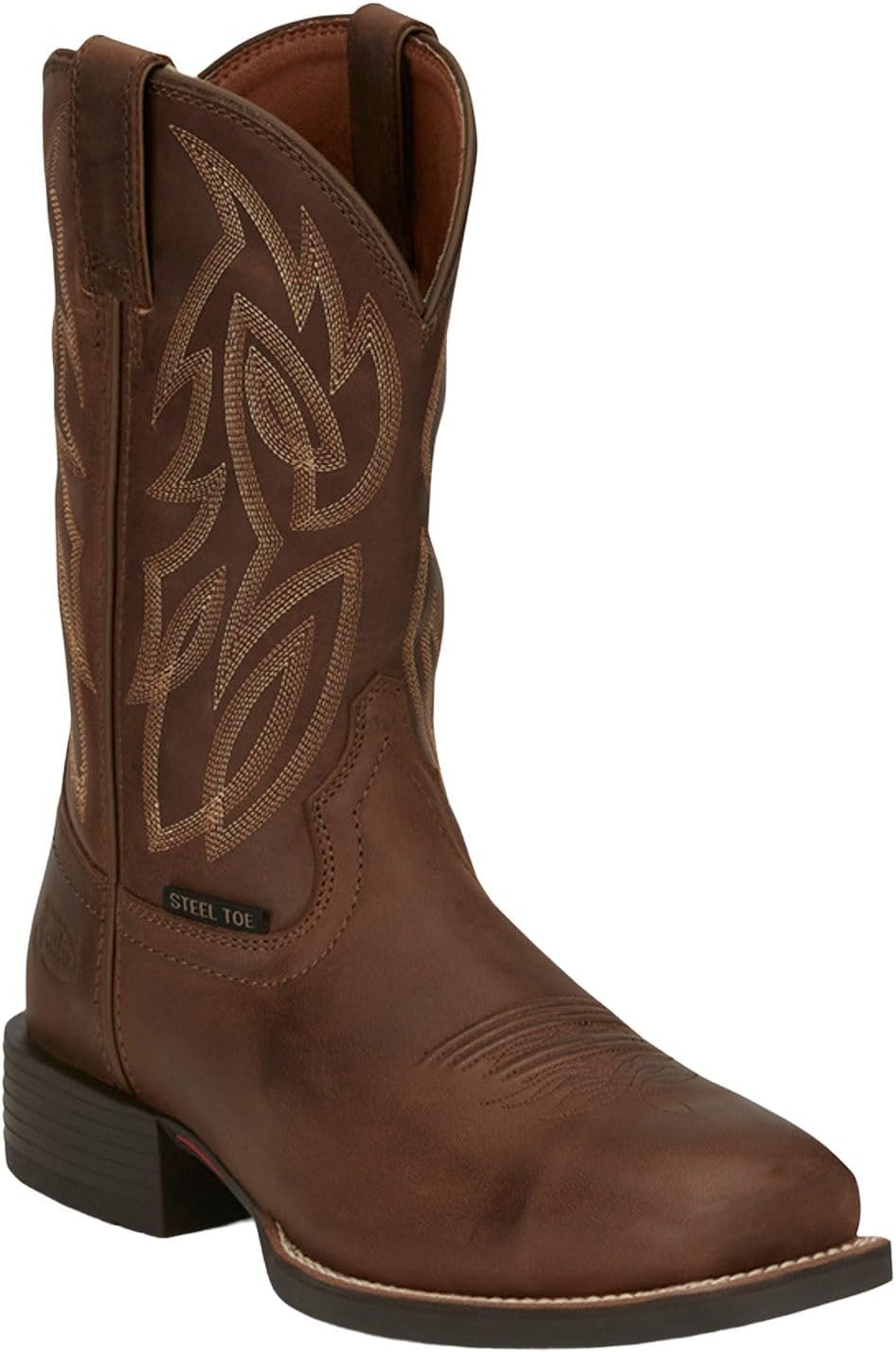 

Мужские ботинки Justin Canter Pull-On с металлическим носком - Se4510, коричневый