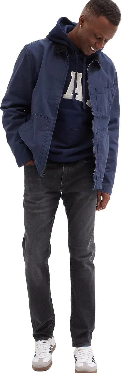 Джинсы Slim Fit GAP, Черный вымытый