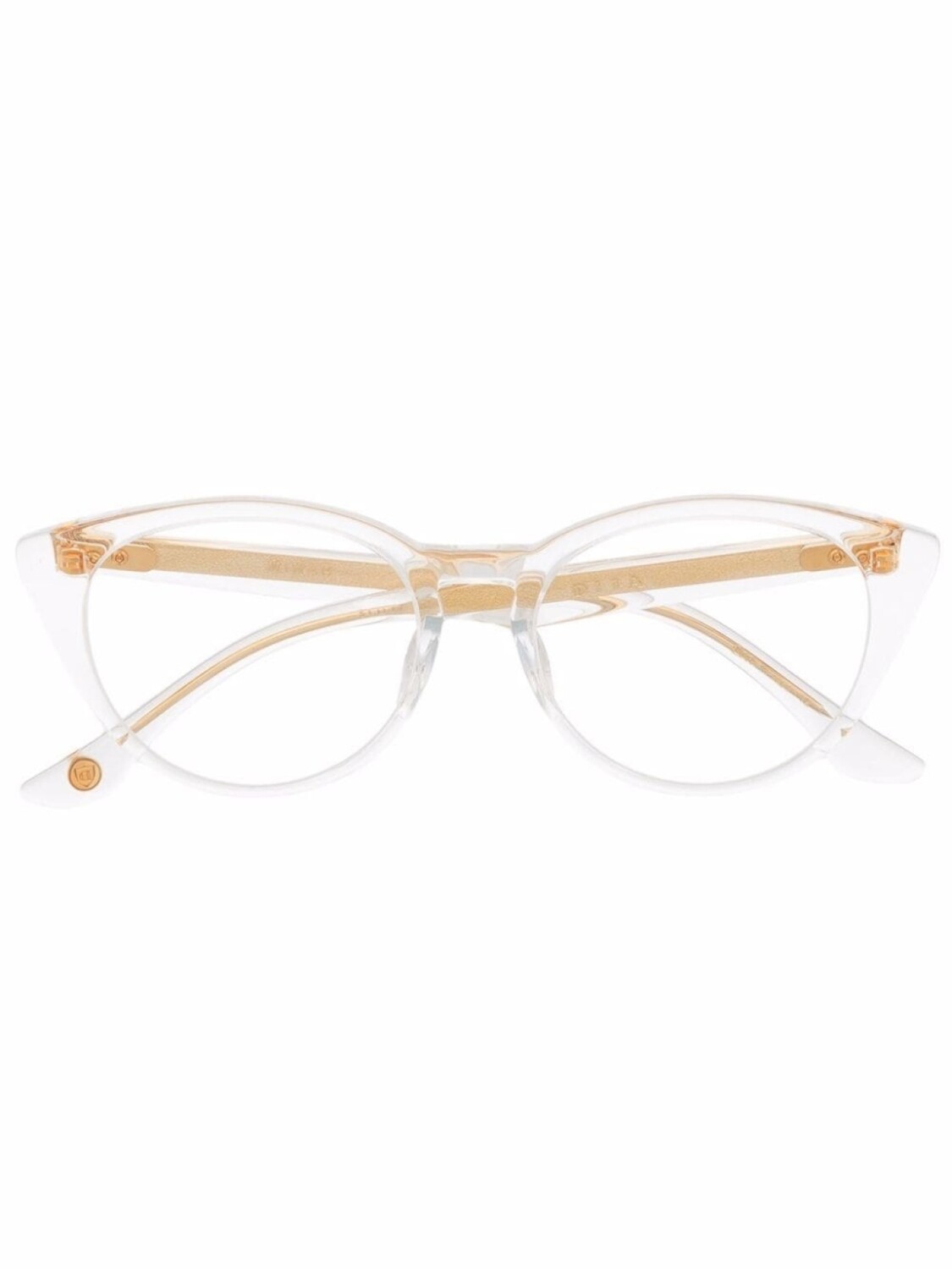

Dita Eyewear очки в прозрачной оправе, белый