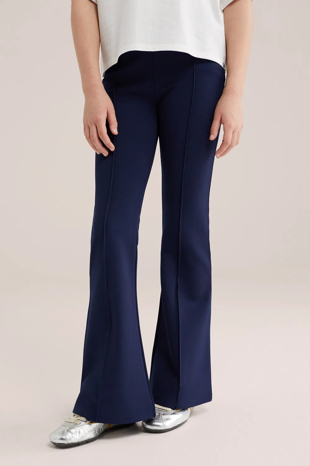 Леггинсы-клеш We Fashion, Navy — фото 3