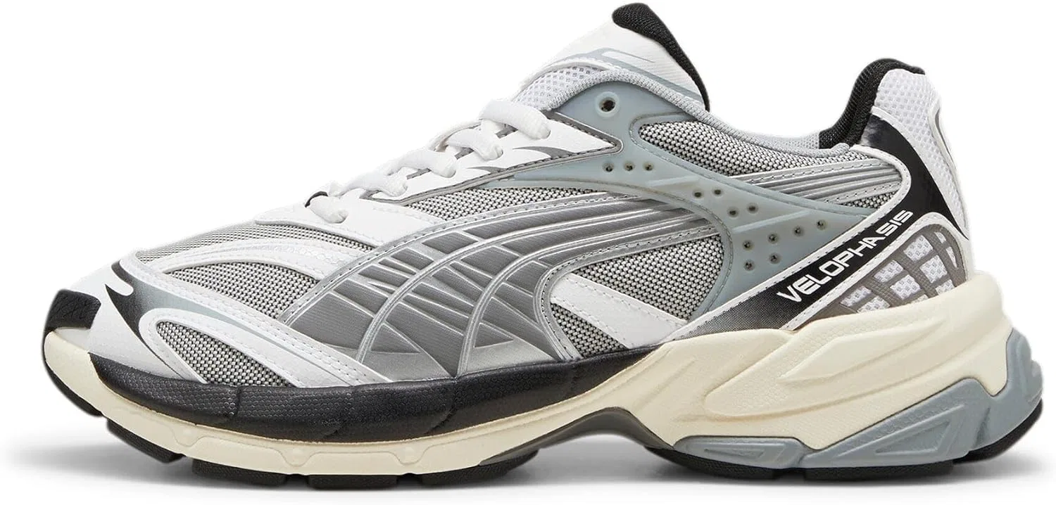 Кроссовки Puma VELOPHASIS, созданные в 2000-х годах, White Cool Mid Grey