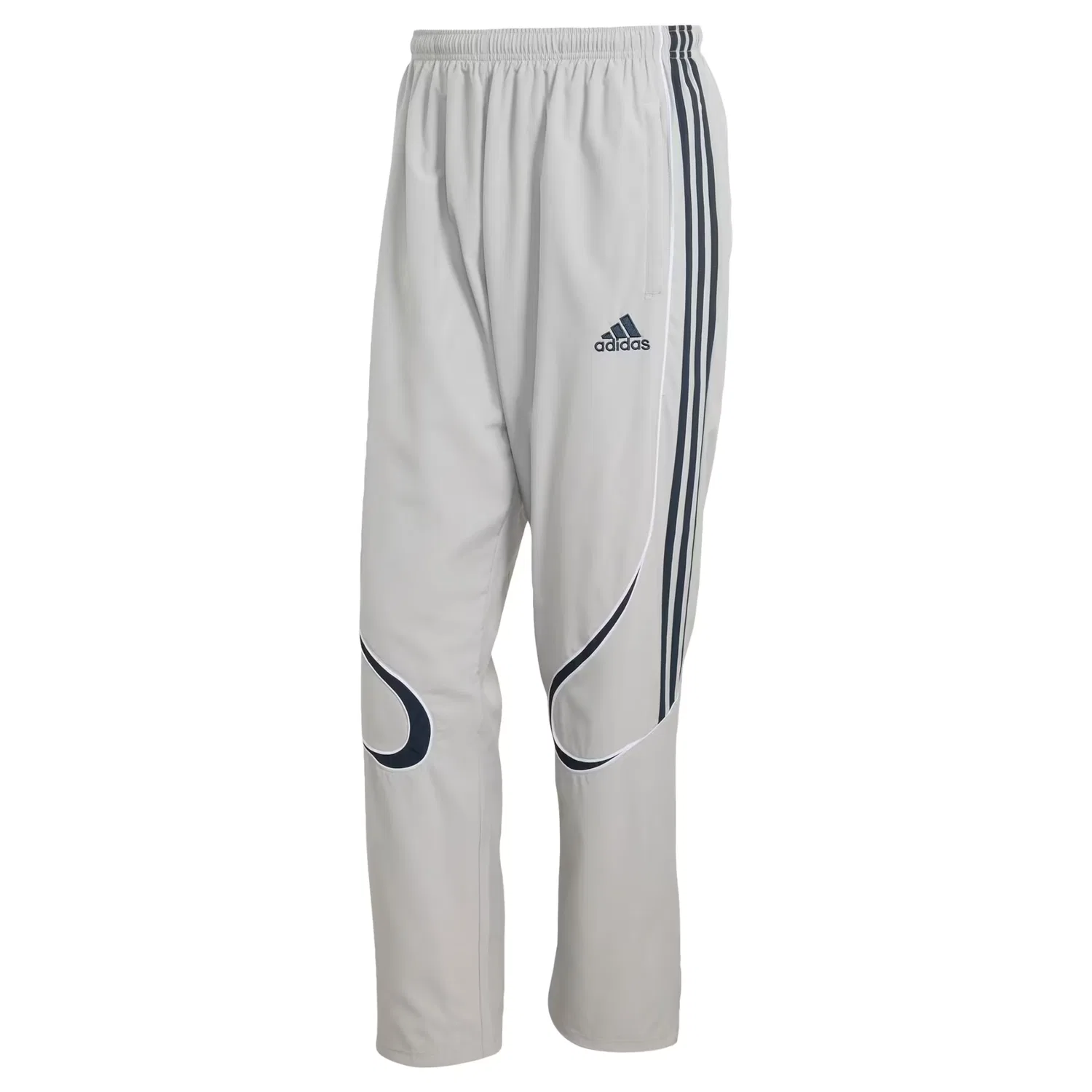 Брюки Adidas Originals свободного кроя Teamgeist Adicolor светло-серого цвета