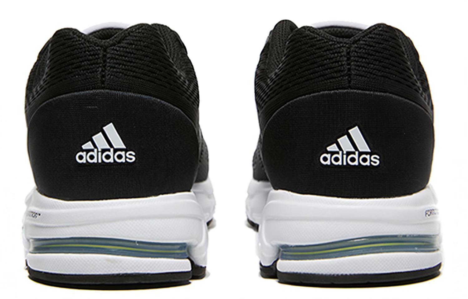 Adidas Спортивные черные низкие кроссовки 10 легкие дышащие — фото 3