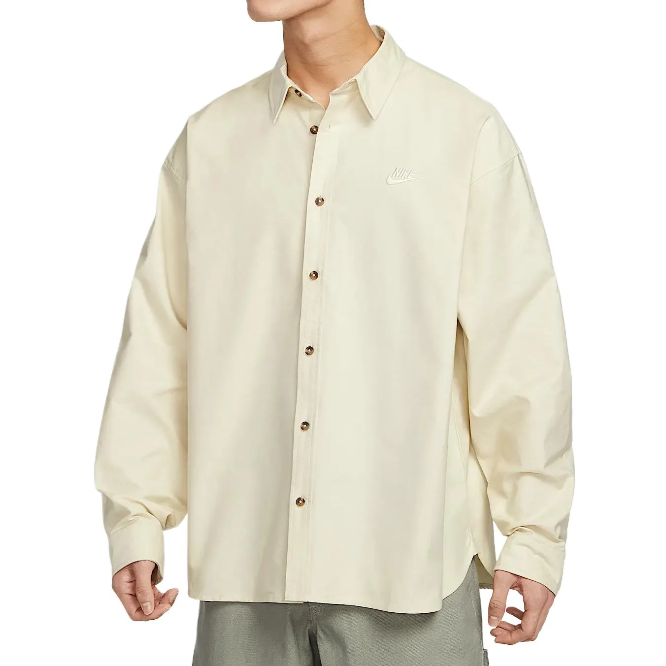 Nike Футболка Club мужская Light Khaki/Light Khaki