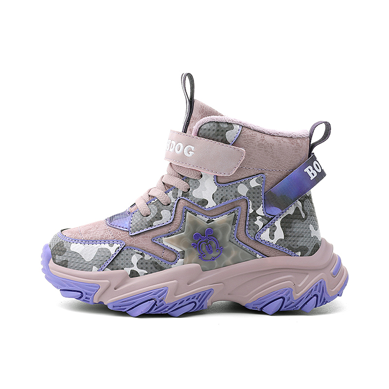 

Детские зимние ботинки для детей BOBDOG, розовый/фиолетовый