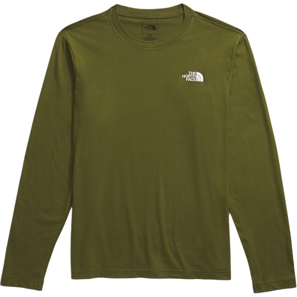 

Футболка мужская оливково-зеленая The North Face, оливково-зеленый