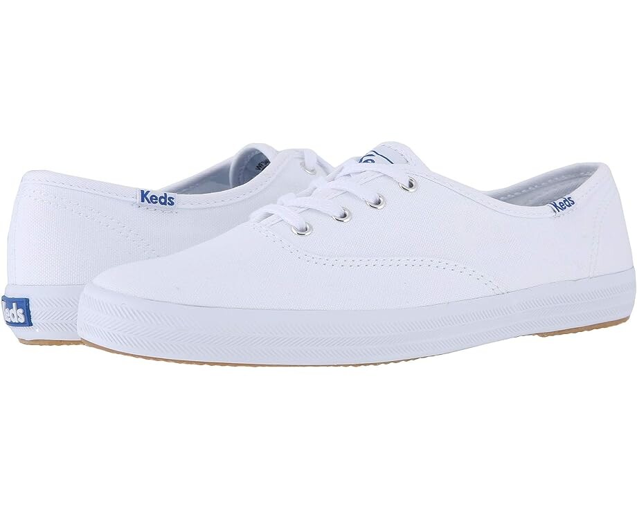 

Кроссовки Keds Champion Canvas Lace-Up, цвет White Canvas