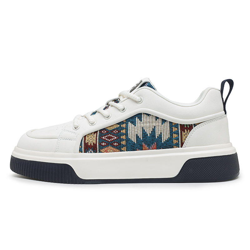 

ENRICO COVERI Термостойкие противоскользящие амортизирующие износостойкие низкие скейтбордские кроссовки мужские бежево-голубые, цвет Beige Blue