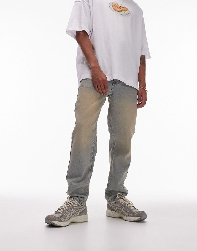 

Тонированные зауженные джинсы Topman