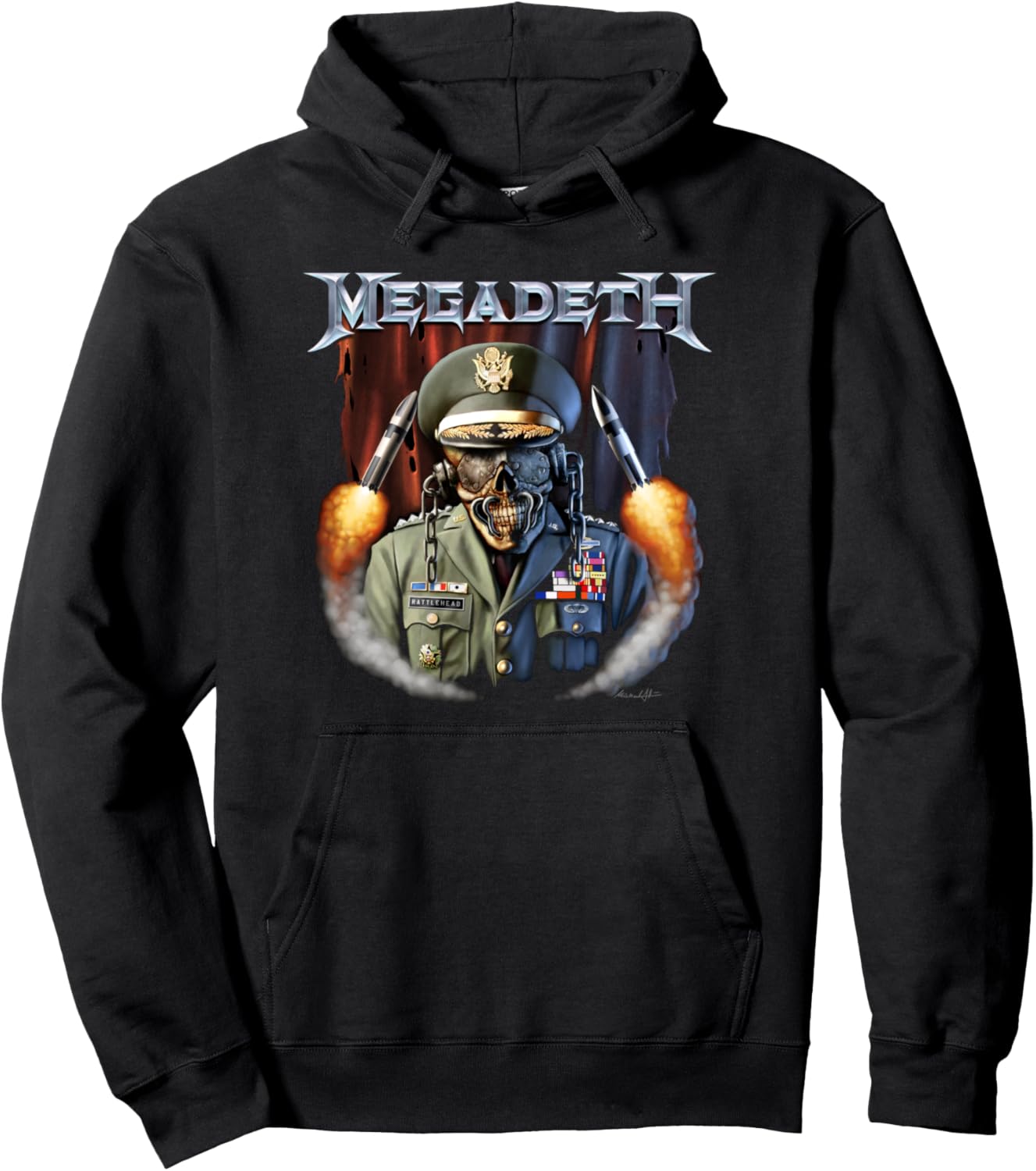 

Megadeth - Худи General Vic with Missile, черное, размер S