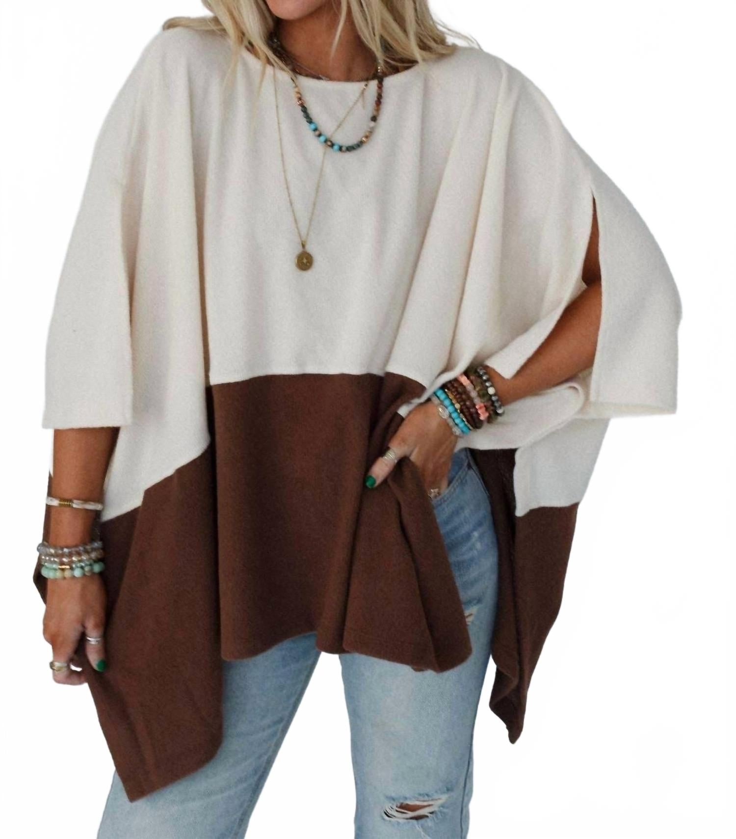 

Three bird nest Топ Lucky Shadow коричневого цвета