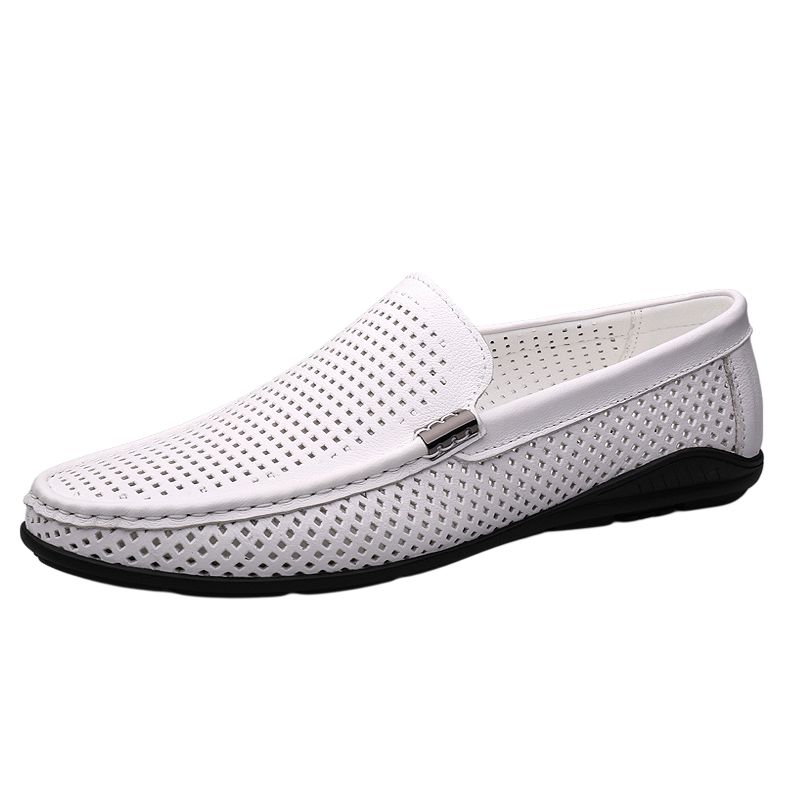 

Devanro Мужские повседневные кеды низкие белые, цвет White