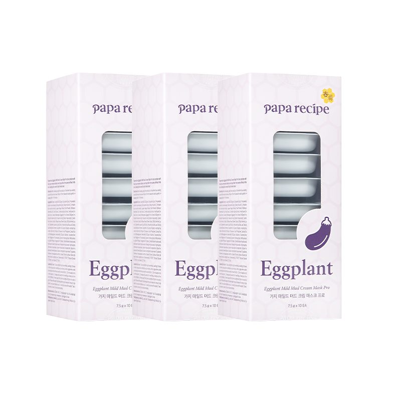 

Очищающая маска Spring Rain Eggplant для лица с экстрактом баклажана, отшелушивающая, сужает поры, для всех типов кожи Papa Recipe