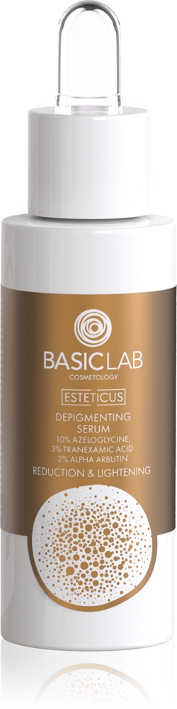 

Косметология Эстетикус осветляющая тон кожи корректирующая сыворотка против пигментных пятен Basiclab, 30 мл