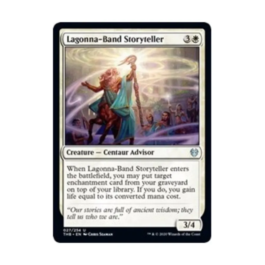 

CCG Рассказчик Лагонна-Бэнда (U), MTG - Theros Beyond Death