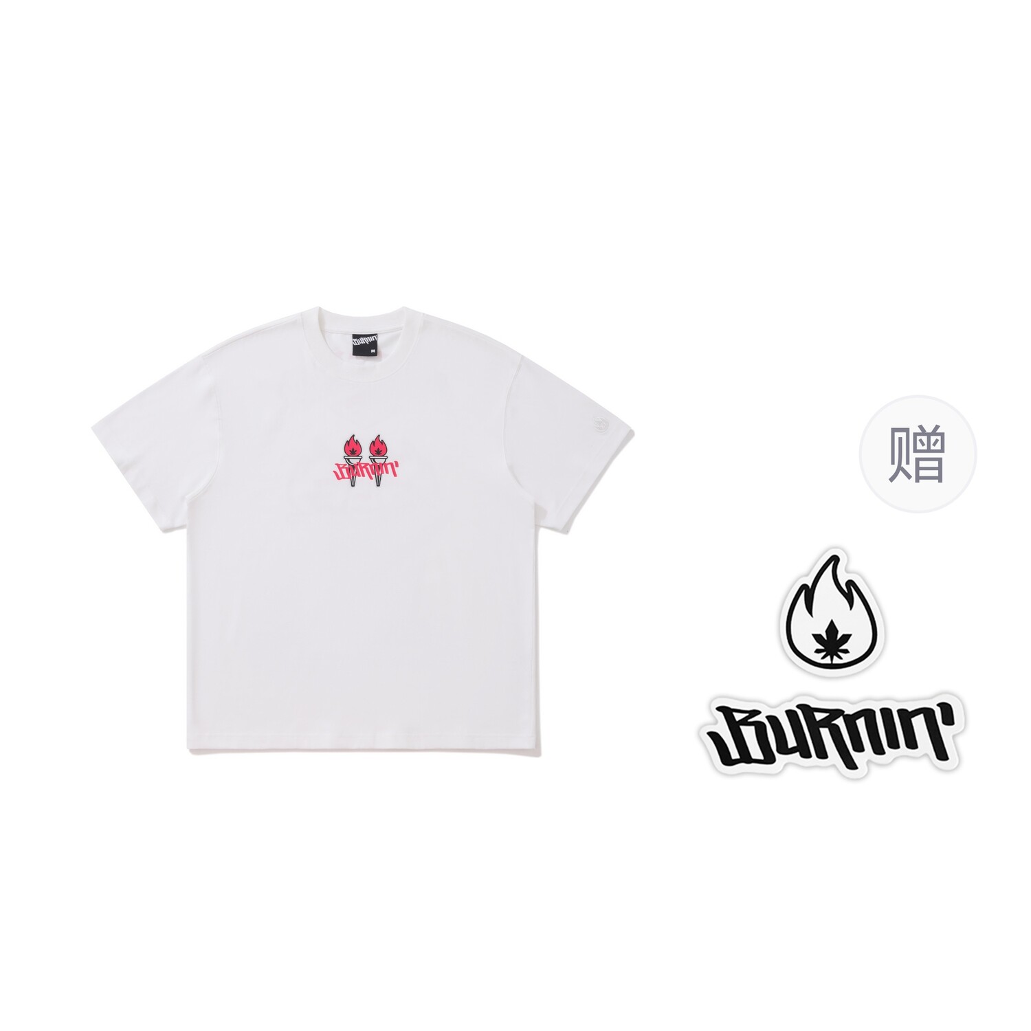 

Футболка унисекс Burnin, белый