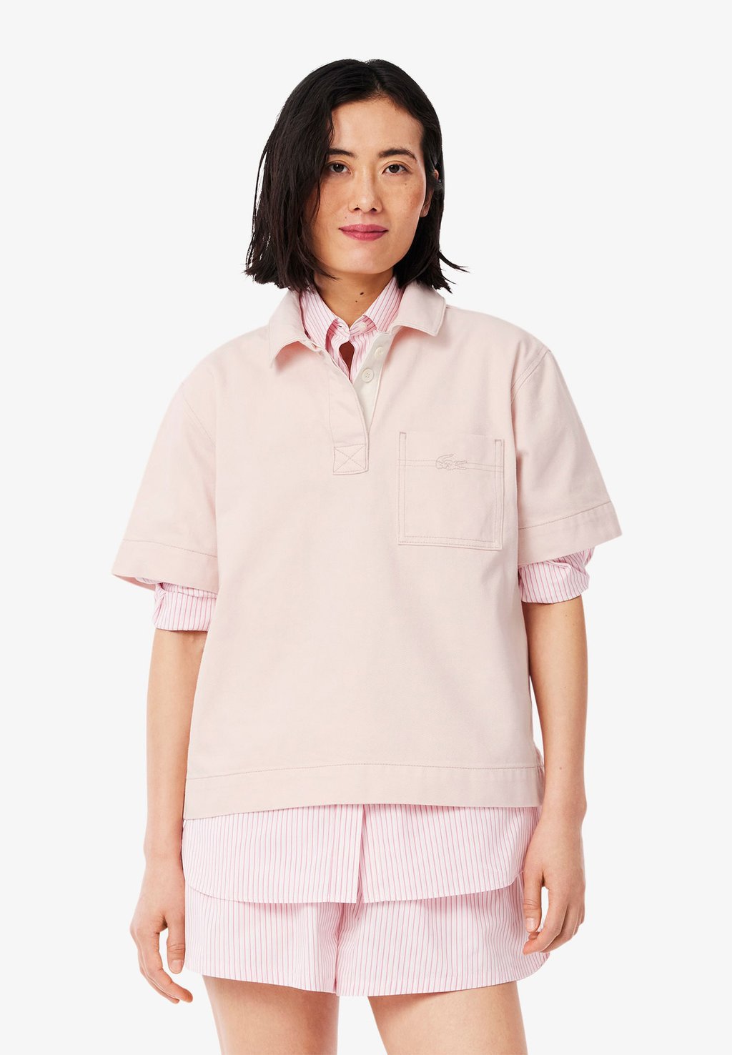 

Блуза Lacoste, бежевый