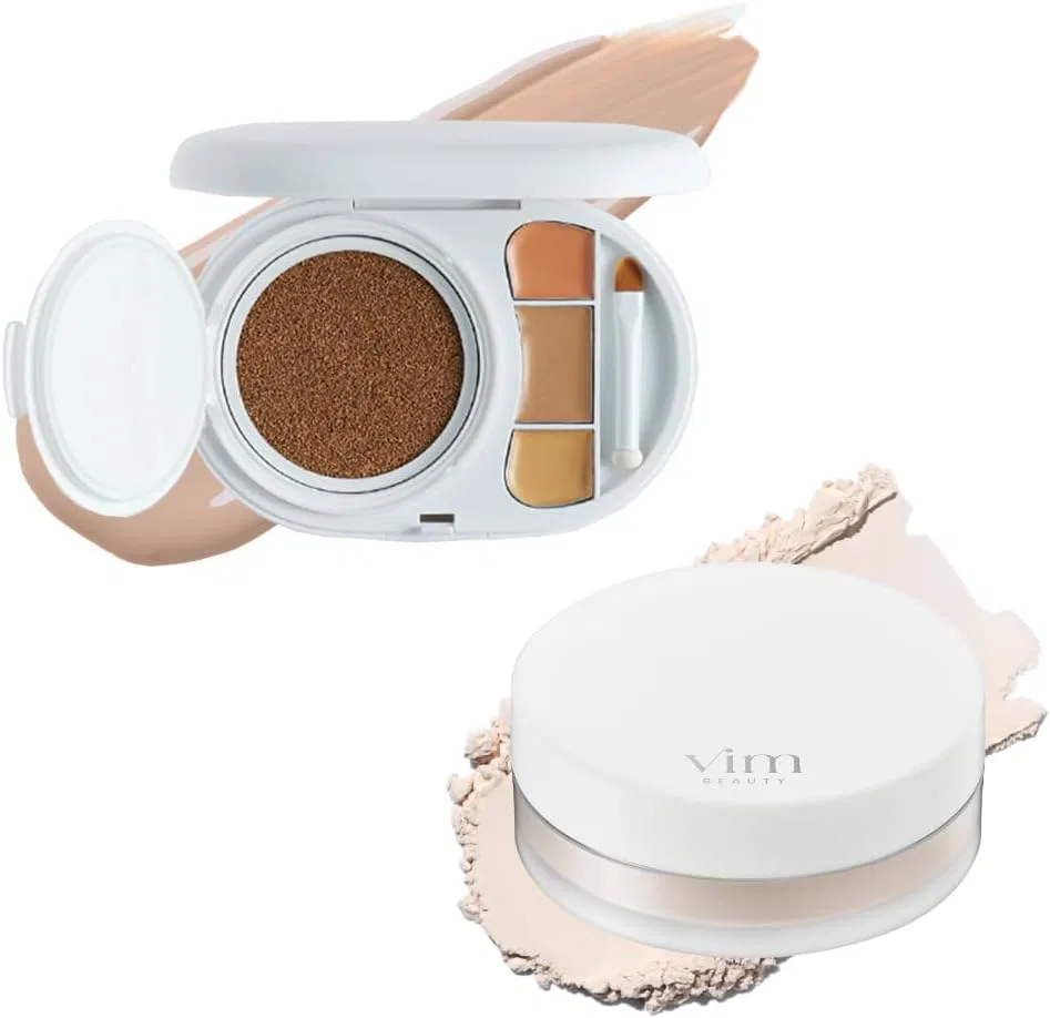 Тональный набор Effect Like Finish Foundation Kit SPF50+ PA+++ 26 warm Vim Beauty 6 г