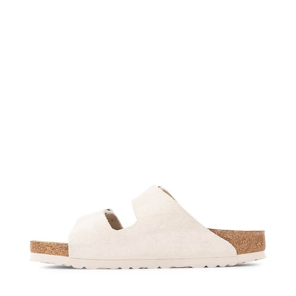 Сандалии Womens Birkenstock Arizona Soft Footbed Slide Sandal, цвет Antique White